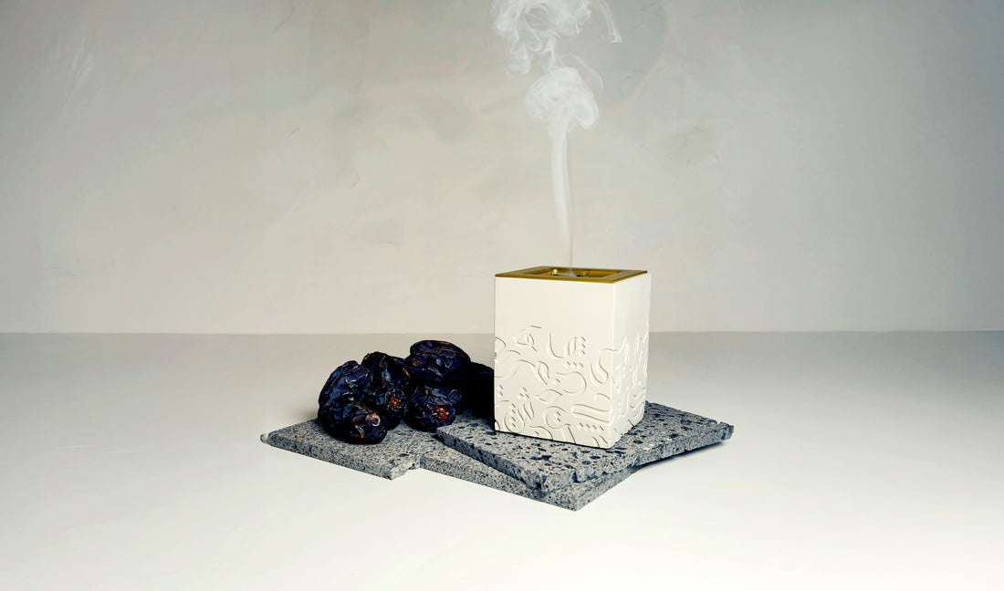 The Opulent's luxury homeware collection, featuring Arabic calligraphy-inspired decor pieces ideal for enhancing your home during Ramadan.